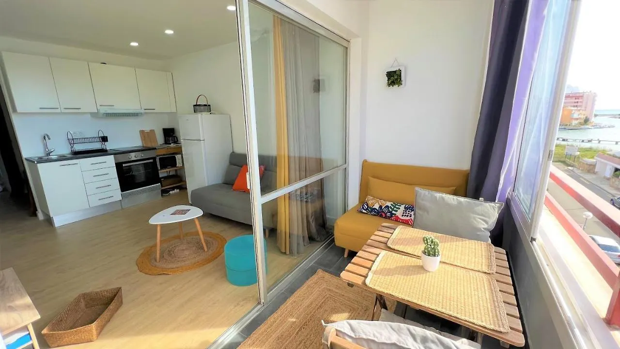 Bonito Estudio En Roses Con Vista Al Mar Y Piscina 아파트 0*,